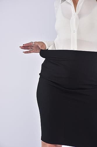 Pretty Print High Waist Pencil Skirt Size 4-18