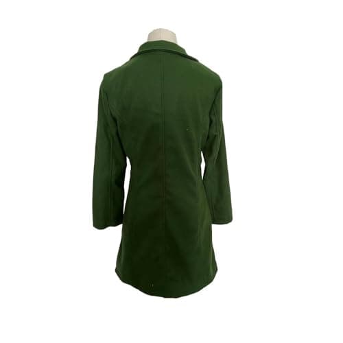 GVLDPOH Women's Winter Wool Blend Pea Coat with Stand Collar