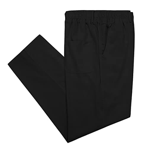 Casual Cotton Linen Beach Pants for Men — Black