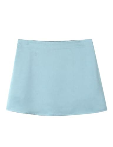 2024 Spring Summer Y2K Mini Skirts for Women — Light Blue