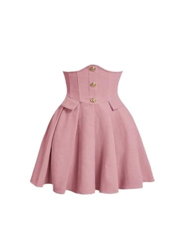 High Waist A-Line Mini Skirts for Women