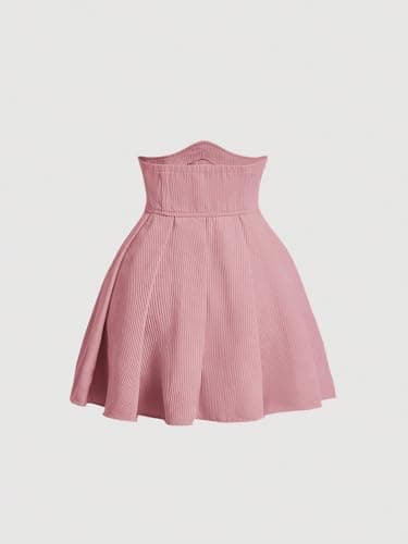 High Waist A-Line Mini Skirts for Women