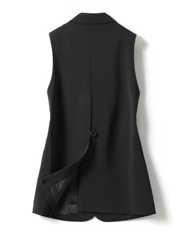 Sleeveless Blazer Vest for Women - Casual, Lightweight, and Stylish