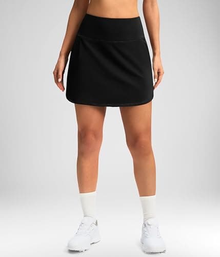 SANTINY High Waisted Tennis Skort for Women with Pockets