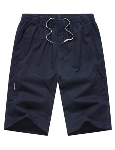 Summer Cotton Shorts for Men — Navy