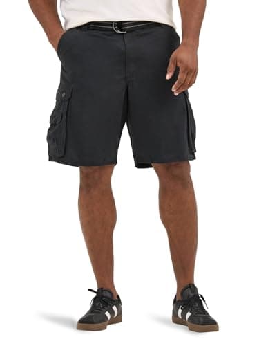 Lee Men's Big & Tall Belted Wyoming Cargo Shorts