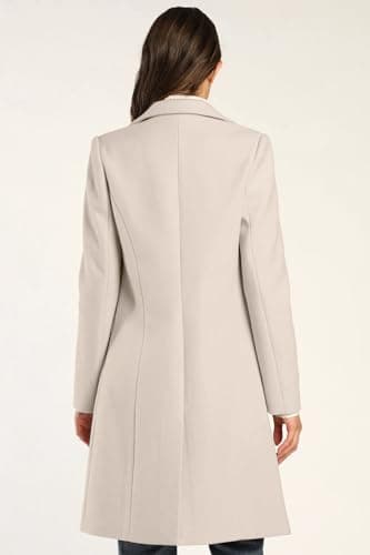 Women's Wool Trench Coat for Fall and Winter