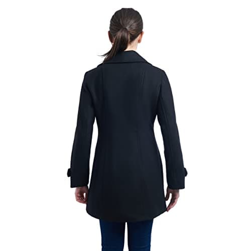 Anne Klein Women's Classic Double Breasted Wool Coat