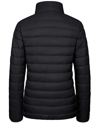 Women's Lightweight Quilted Puffer Jacket with 4 Pockets