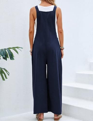 Wide Leg Overalls for Women