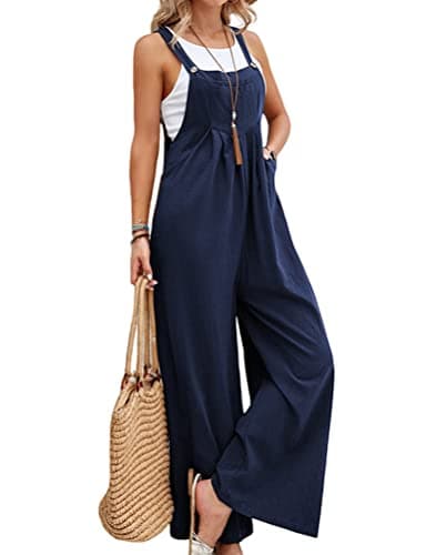 Wide Leg Overalls for Women