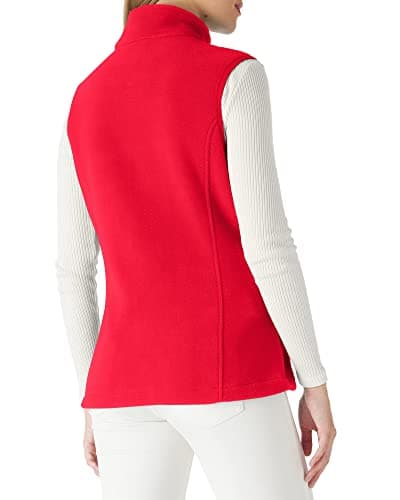 Outdoor Ventures Women's Polar Fleece_zip Vest with Pockets Warm Sleeveless Coat Vest