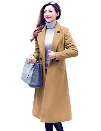 Stylish Long Wool Coats for Women - Fall/Winter Collection — Camel