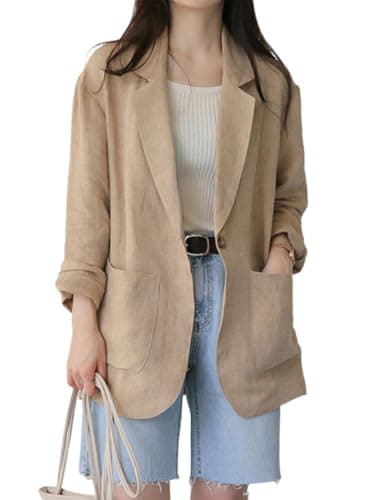 Lightweight Linen Blazer for Women