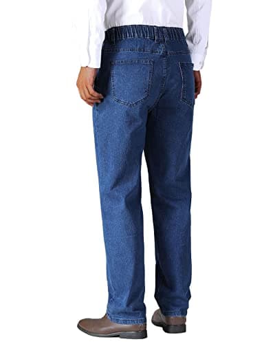 Men's Elastic Waist Jeans