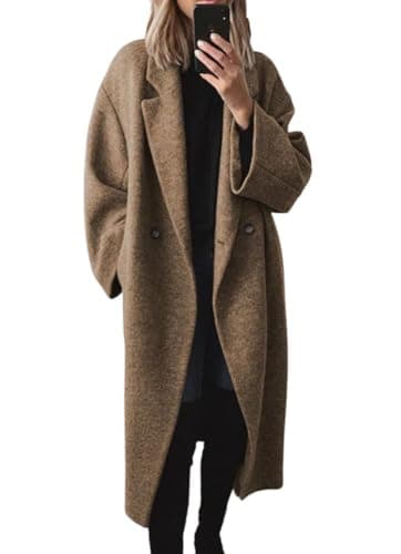 Women's Winter Wool Trench Coat