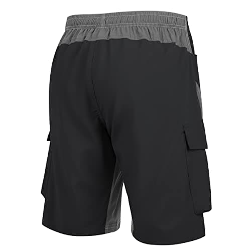 VAYAGER Men's Lightweight Casual Hiking Cargo Shorts Multi Pocket Outdoor Travel Shorts