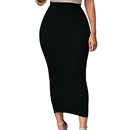 Lrady Women's High Waist Slim Maxi Pencil Skirts for Night Out Party