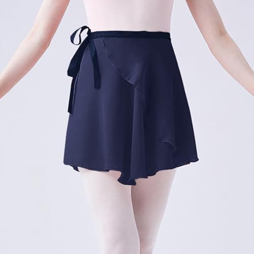 Solid Color Lace Up Mini Skirt for Women — Dark Blue