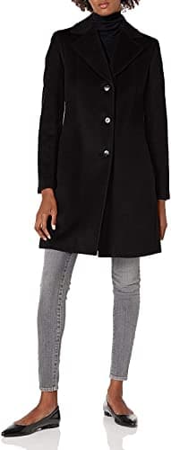 Calvin Klein Women's Classic Cashmere Wool Coat