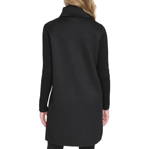 Kenneth Cole Women's Wool Blend Military Overcoat