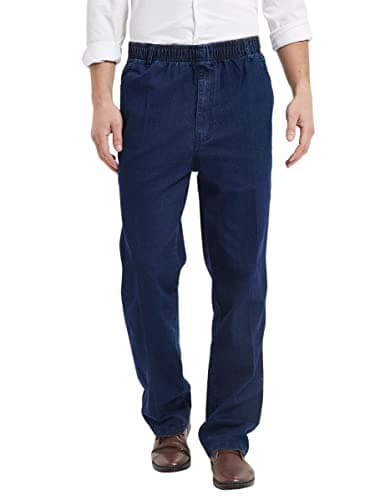 Men's Elastic Waist Jeans