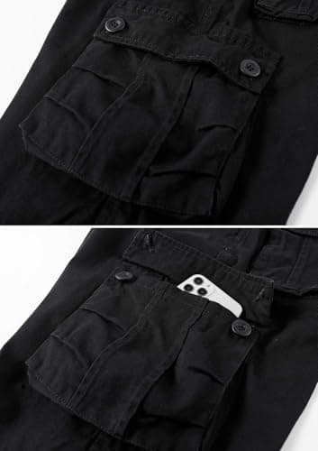 Vcansion Men's Casual Cotton Camo Cargo Shorts with Multiple Pockets