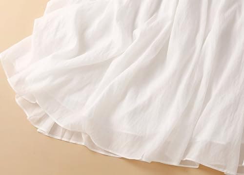 Lightweight Linen Skirts for Women Summer Vintage Style
