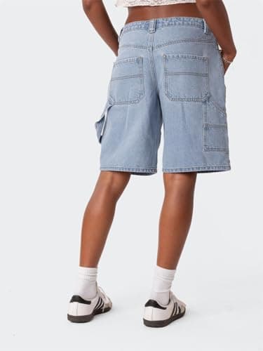 Alyweatry Y2K Loose Denim Bermuda Shorts for Women