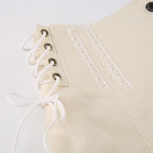 White Tiered Mini Skirt