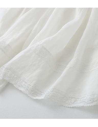 2024 Summer Linen Women's Skirt with Elastic Waist