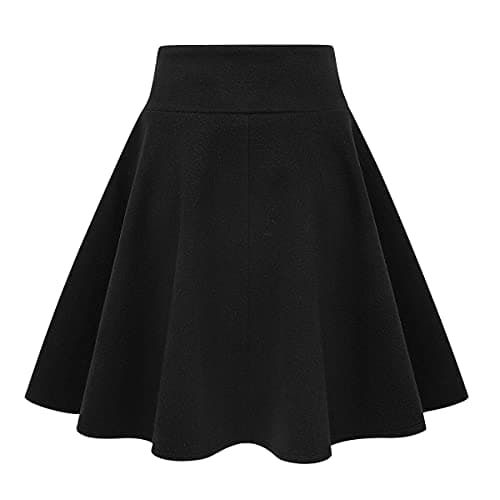 Womens Wool Plaid Mini Gothic Skirts
