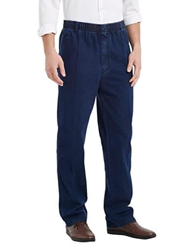 Men's Elastic Waist Jeans