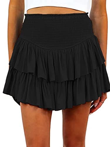 Women Mini Skirts — Black