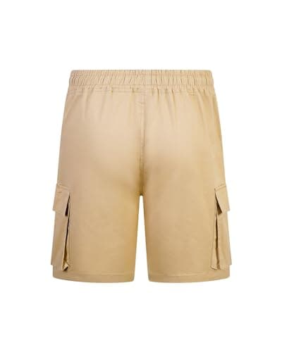 Whox Men's Relaxed Fit Cotton Cargo Shorts with Pockets