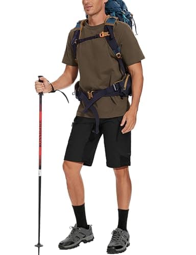 XKTTAC Men's Outdoor Quick Dry Stretchy Shorts with 6 Pockets