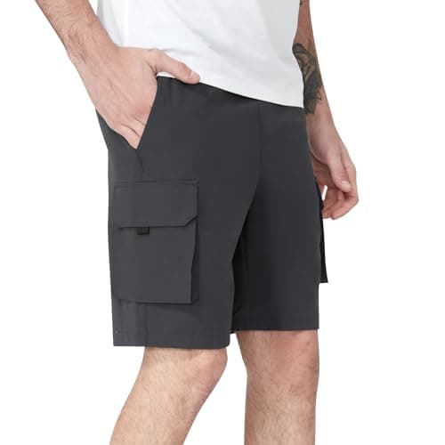 CAMEL CROWN Men's HikingCargo Shorts — Gray