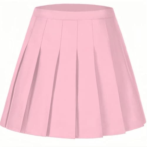 Laimi Women's Pleated Skorts Tennis & Golf Shorts — Pink