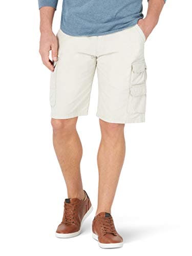 Wrangler Authentics Men's Stretch Twill Cargo Shorts — Pelican