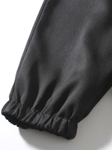 IDEALSANXUN Mens Casual Cotton Cargo Joggers with Drawstring Waist