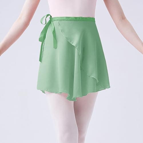 Solid Color Lace Up Mini Skirt for Women — Green