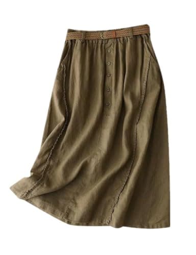 2024 Spring Summer Women's Linen Skirts