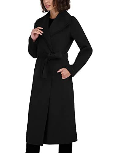 TAHARI Women's Wool Blend Double Face Winter Peacoat