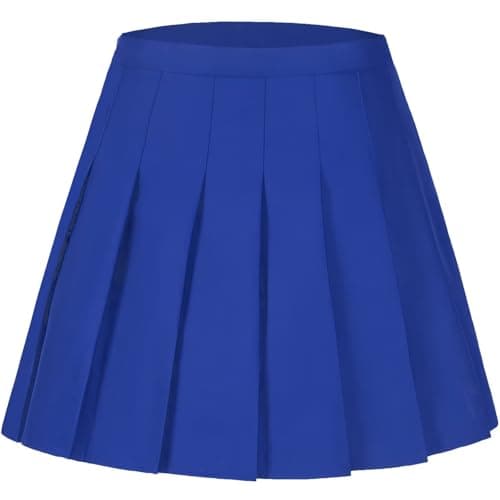 Laimi Women's Pleated Skorts Tennis & Golf Shorts — Royal Blue