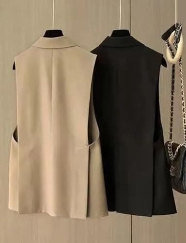 Sleeveless Blazer Jacket for Women