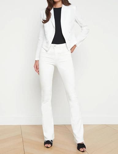 Women's Linen Blazer Casual Lightweight Suit Jacket