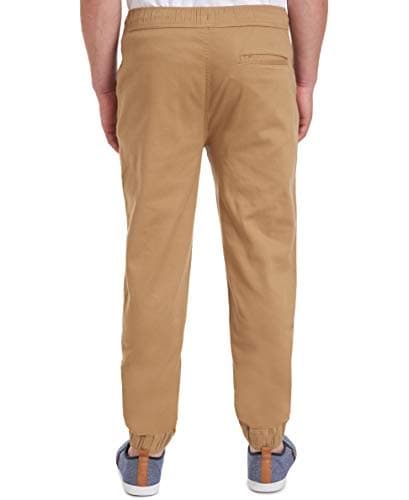 IZOD Men's Young Jogger Pants with Drawstring Elastic Waistband
