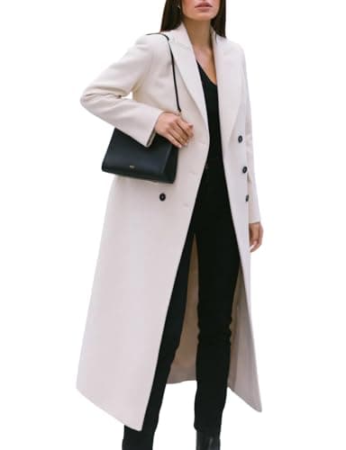 Women's Long Wool Trench Coat