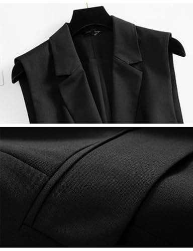 Sleeveless Blazer Jacket for Women