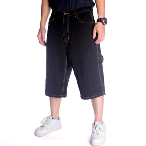 POOPMOOM Y2k Cargo Shorts Men's Vintage Baggy Jeans